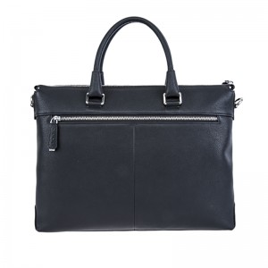 18SG-6815F Leathar fíor-mhéide Mála glúine glúine teachtairí briefcase leathair ghualainn