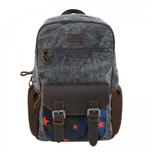 Mála Droma Canbhás Taistil 18SC-6942D le Pacáiste Loinge Óg Backpack Real