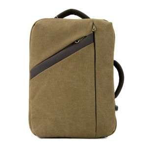 19SA-7921D Táirgí te Camel Frith-ghoid Backpack Le Pacáiste Daypack Muirearú Usb