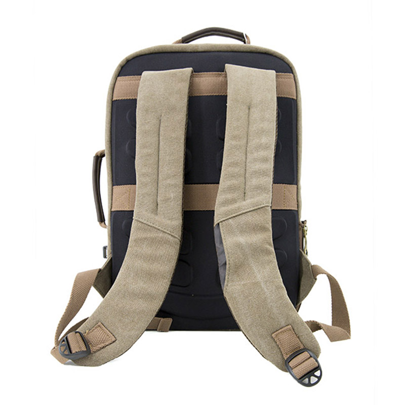 19SA-7920D PU caighdeán ARD le ríomhaire glúine backpack chanbhás dhá bhealach backpack ríomhaire glúine