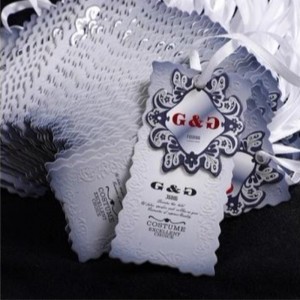 Lipéad éadaigh faisin cruthaitheach hangtag Saincheap déanta 12