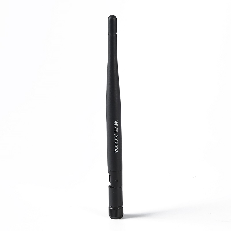 Lacha rubair 3dBi 2.4GHz antenna wifi le nascóirí RP-SMA