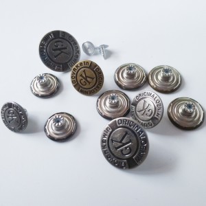 Faisean saincheaptha Clóbhuailte Button Léim Snaidhm Miotal Do Jeans 10