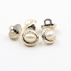 Button Pearl DIY Teaghlaigh le haghaidh léine Chiffon 11