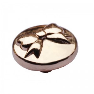 Faisean féileacán cnaipe cnaipe dearadh éadaigh miotail shank cnaipe do cíor tuck 13