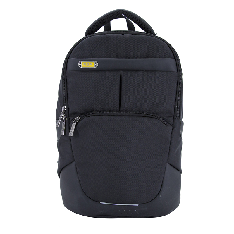 18SA-7476D Faisean Trendy Pacáiste Leabhar Coláiste na hOllscoile Duibhe Backpack Backpack Ríomhaire Backpack Ríomhaire