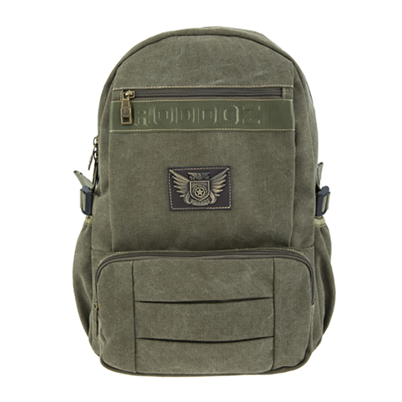 18SC-6805D Dearadh Nua Arm Backpack Stíl Glas Taisteal Backpack Mála Cúltaca Mála Canbhás ilfheidhmeach