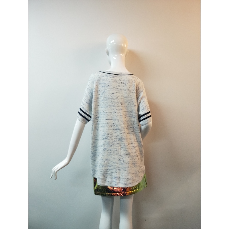 SOLAS GRAY V-NECK CARDIGAN RLWS0037F