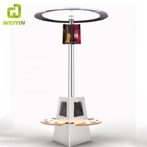 Binse Fógraíochta Cliste Cumhachtaithe Gréine le Charger Soilsiú USB faoi stiúir do Allamuigh