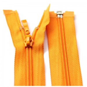 Cóta cadáis oscailte deireadh 70 cm 5 # níolón zipper 5