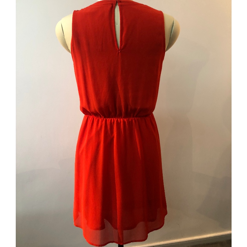 DRESS RED SLEEVELESS JLWD0033