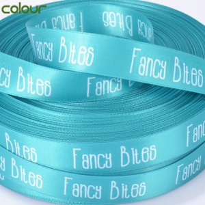 3 # Saincheaptha ribín satin poileistir lógó saincheaptha