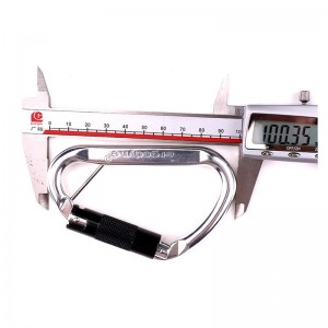 Eitlíocht alúmanam sléibhteoireacht búcla mear amuigh faoin aer carraig dreapadóireachta carabiner campáil folláine Yoga hammock le Accessories Hook sábháilteachta cóimhiotal alúmanaim