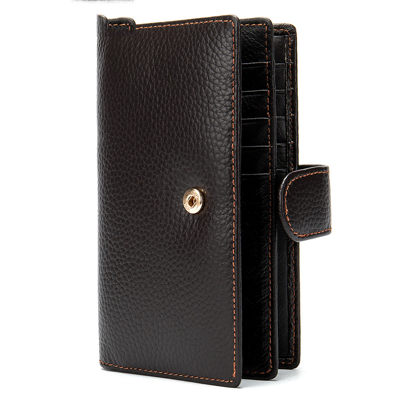 HD0827 - Monarchan Sparán Leathar Leathar Cárta Leathar Cowhide Leathar Fíor OEM