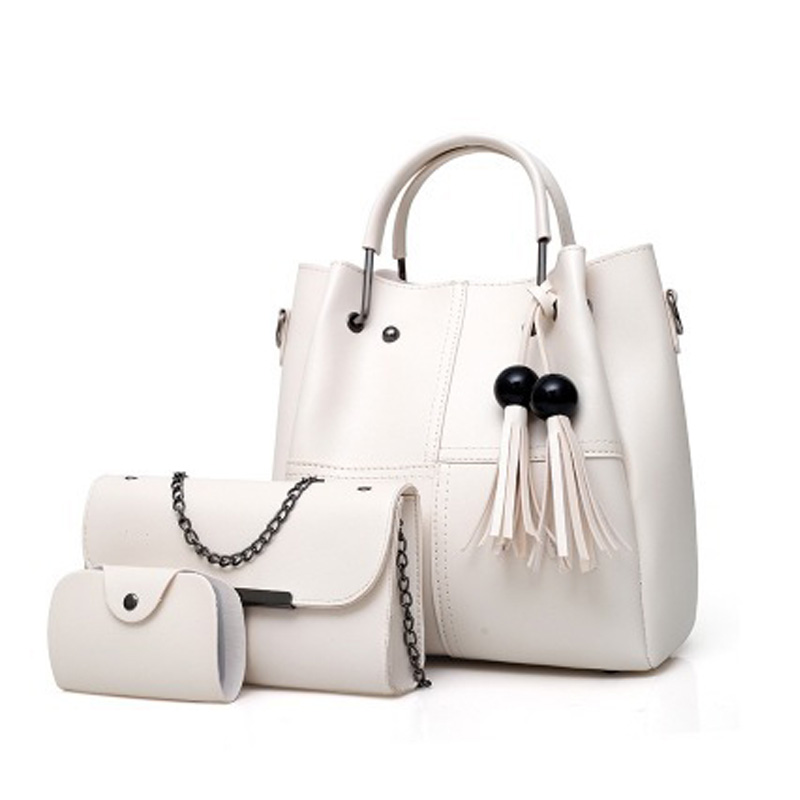 HD0827--3 PCS Socraigh na mBan PU sparán Leathar PU Leathar Tote PU Leathar Mála Leathar PU