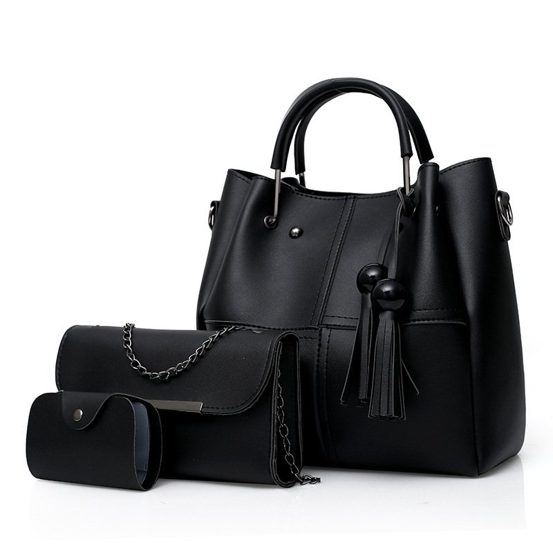 HD0827--3 PCS Socraigh na mBan PU sparán Leathar PU Leathar Tote PU Leathar Mála Leathar PU