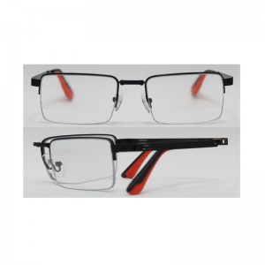 Unisex newest Stíl ghloine léitheoireachta fillte le temples miotail, lionsa AC, caighdeáin CE agus FDA,