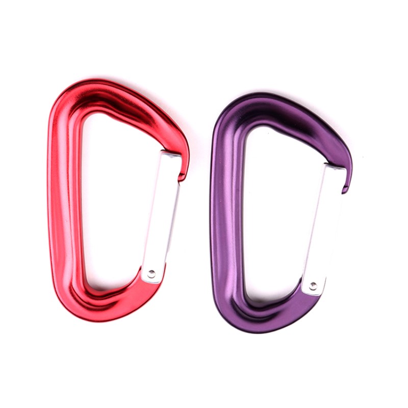 Carraig Hook Allamuigh dreapadóireachta campáil príomh-ghlas carabiner ilfheidhmeach cnó sléibhteoireacht Hook sléibhteoireacht búcla trealamh titim ghlas loc sábháilteachta d-cineál scriú príomh-eitlíocht glas alúmanaim cóimhiotal