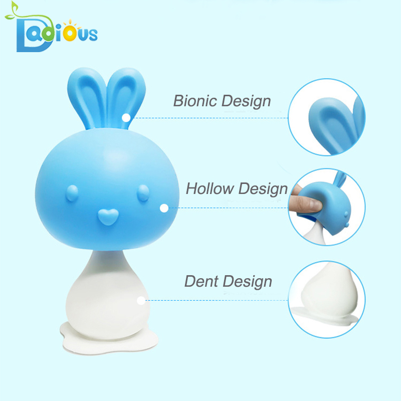 Teicstílí Mórdhíola Saincheaptha do Leanbh Bogach Bréagáin Teether Babaí Sábháilteacht Rudaí 100% Teether Baby Silicone