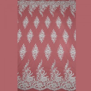 MF510CGB 135 CM Sequin Bainise Bridal Bróidnithe Gúna bainise Lása Applique Trim Ceardaíochta Do Accessories éadaigh