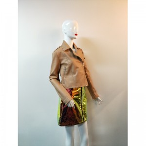 BEANNÓIR BROWN PU JACKET RLWPJ0006N