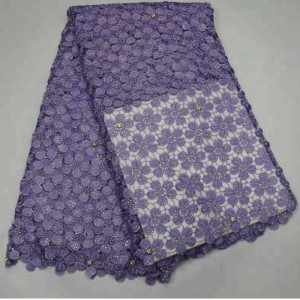 Faisean fabraic bróidnéireachta corda bróidnéireachta cordaí na hEilvéise ar ardchaighdeán