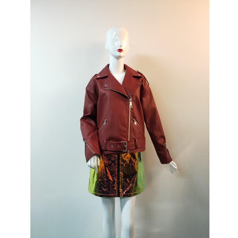 BEICoir PU BURNUNDY JACKET RLWPJ0025N