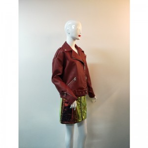 BEICoir PU BURNUNDY JACKET RLWPJ0025N