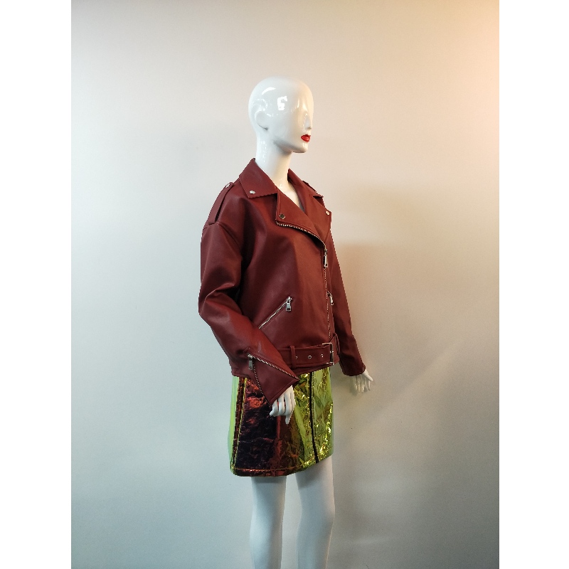 BEICoir PU BURNUNDY JACKET RLWPJ0025N