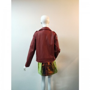 BEICoir PU BURNUNDY JACKET RLWPJ0025N