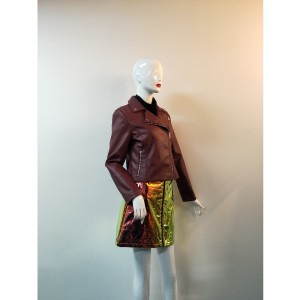 BEICoir PU BURNUNDY JACKET RLWPJ0027N