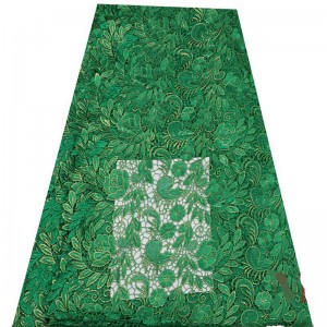 Gúna bridal te a dhíol fabraic lása bróidnithe 3d do mhná