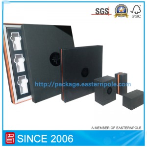 Bosca páipéar cosmaidí lámhdhéanta le cuir isteach cairtchláir