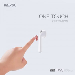 WEX S50 traadita kõrvaklapid, tõelised traadita stereo kõrvaklapid, bluetooth 5.0 kõrvaklapid