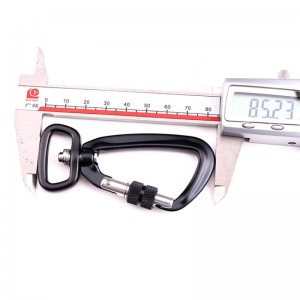 Hook Allamuigh dreapadóireachta campáil príomh-ghlas carabiner mountaineering búcla búcla sléibhteoireacht il-fheidhm lasmuigh ghabháil tapaidh trealamh titim ghlas glas sábháilteachta le madra ainmhithe Hook CLIPS cóimhiotal a...