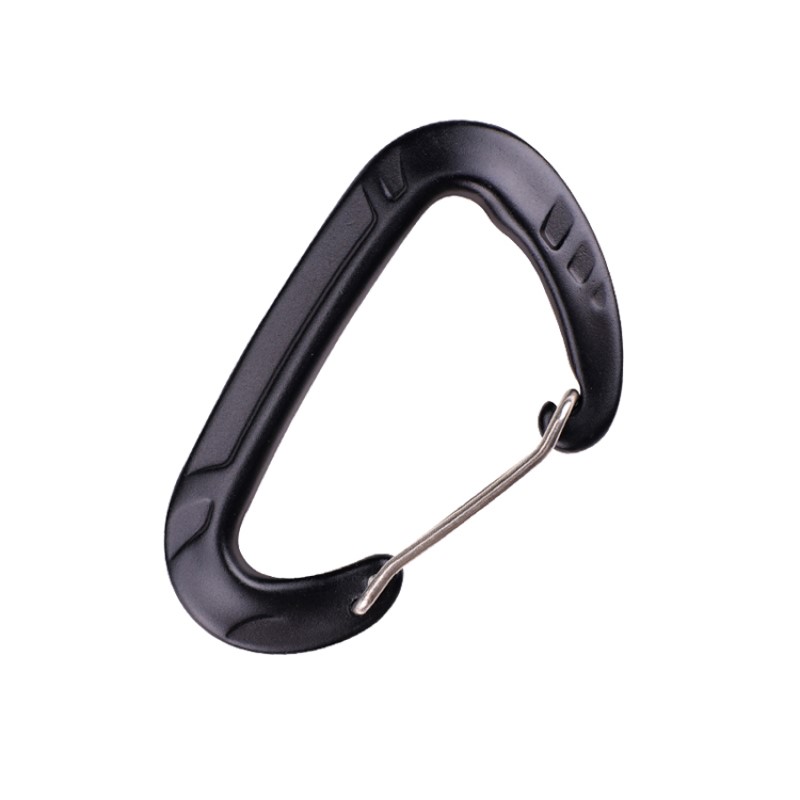 Carraig Hook lasmuigh dreapadóireachta campa príomh-ghlas carraig carabiner lasmuigh glas tapaidh titim tapa trealamh sábháilteachta glas poll tóireála D déanta as cruach dhosmálta barra earraigh glas príomh-eitlíocht glas cóimhiotal alúmanaim