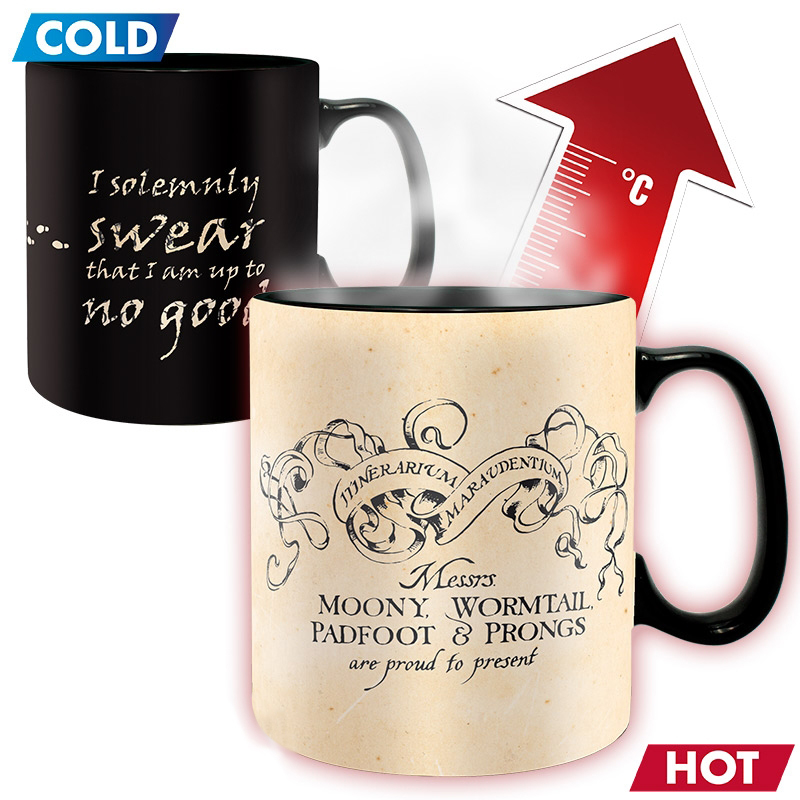 11oz Magic Coffee Heat Delctive Mugi Color Muutuv Heat Cup, keraamilised kohvitassid