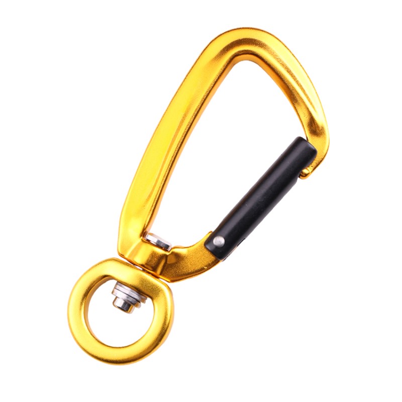 Hook Allamuigh dreapadóireachta campáil príomh-ghlasán sléibhteoireacht búcla carabiner ilfheidhmeach carabiner gairdín amuigh faoin aer trealamh tapaidh titim ghlas le hook eitlíocht madra madra cóimhiotal alúmanaim