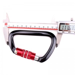 Carraig Hook Allamuigh dreapadóireachta campáil príomh-ghlas carabiner cnó ilfheidhmeach carabiner amuigh faoin aer gaireas tapaidh titim ghlas glas sábháilteachta poll tóireála sreang d-chineáil glas cóimhiotal alúmanaim eitl...
