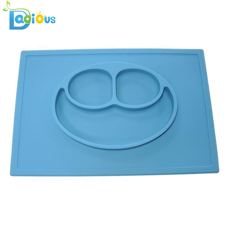 Monarcha mórdhíola Silicone Placemat píosa amháin do phláta pláta maitseála beathú leanbh saor ó bhabaí BPA BPA