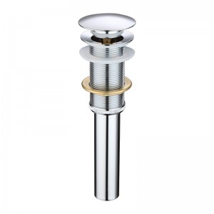 Cliceáil feistis do phíopaí sliotán do dhramhaíl bháite de chrome gan chá thar maoil