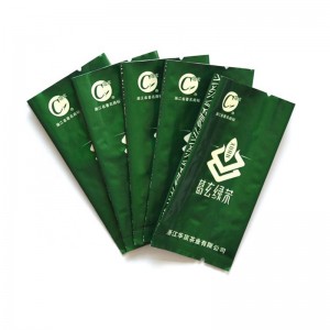 Mála Scragall Alúmanaim Gusset Taobh Chomhbhrúite le haghaidh Pacáil Stórála Tae