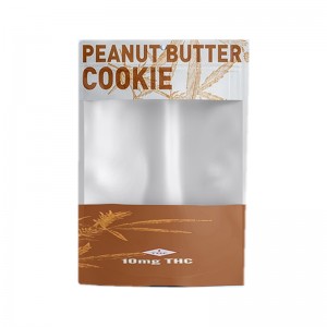 Póca saincheaptha Seas suas le haghaidh málaí pacáistithe gráid bia le fianáin le barr soiléir zipper fuinneoige