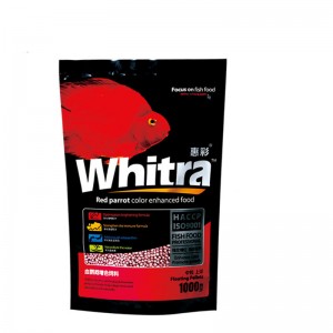 lure iascaireachta saincheaptha d'ardchaighdeán agus mála pacáistithe bia d'éin d'ainmhithe