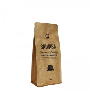 Quad Simplí Caife Mála Caife Pacáistiú Séala Bosca Bun