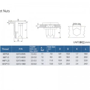 Páirteanna Gluaisteán Rivet Cnónna