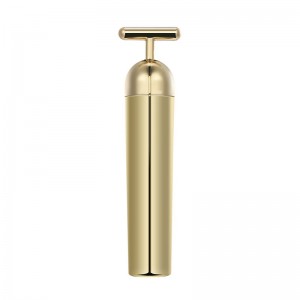 Massager Pulse Bar Facial Massager, T-Cruth Uirlisí Aghaidh Suathaireacht Leictreach le haghaidh Ardaitheoir Aghaidh Íogaire Craiceann Tarraingthe daingean