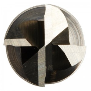 Muileann Deireadh Carbide Soladach Fada, 4 Fliúit, 3/8 \