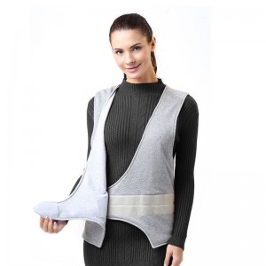 Méid Vest téite Vest Battery Electric Coigeartaithe le haghaidh Campála Hiking Lasmuigh