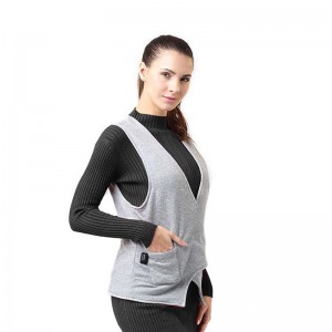 Méid Vest téite Vest Battery Electric Coigeartaithe le haghaidh Campála Hiking Lasmuigh